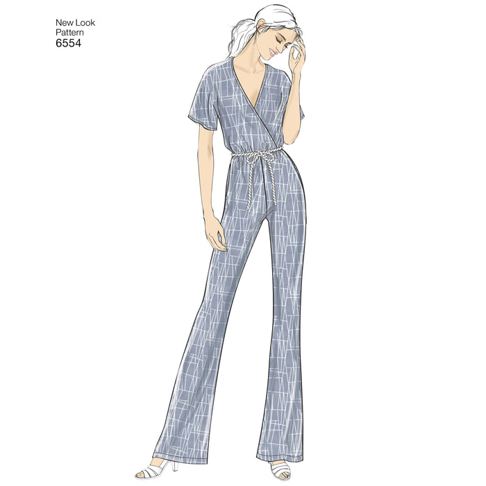 NL6554 Knit Jumpsuit and Dresses Pattern from Jaycotts Sewing Supplies