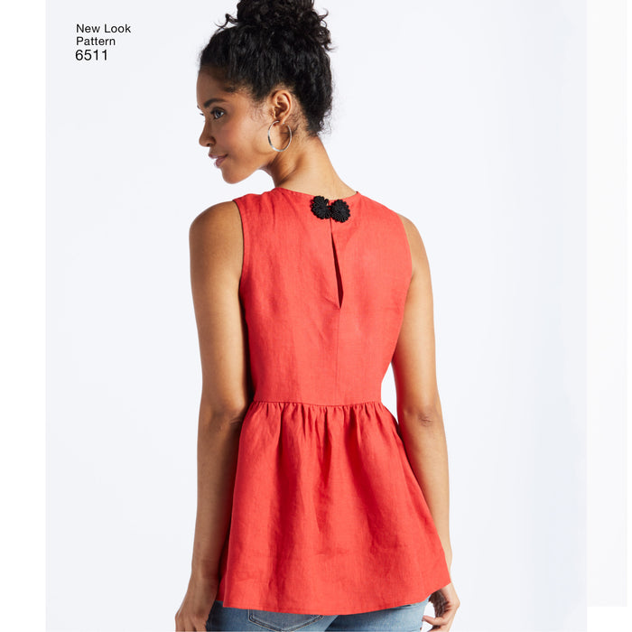 NL6511 Tops With Length and Sleeve Variations from Jaycotts Sewing Supplies