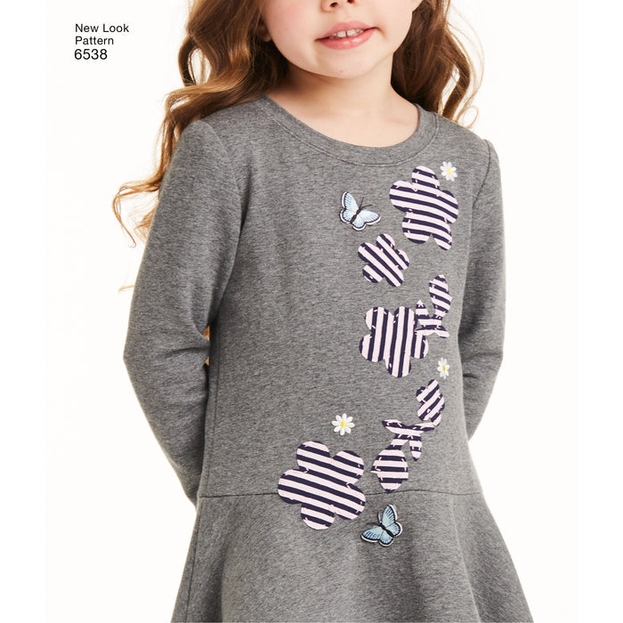 NL6538 Child's Knit Leggings and Dresses from Jaycotts Sewing Supplies