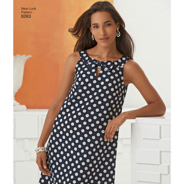 NL6263 Misses' A- Line Dress from Jaycotts Sewing Supplies