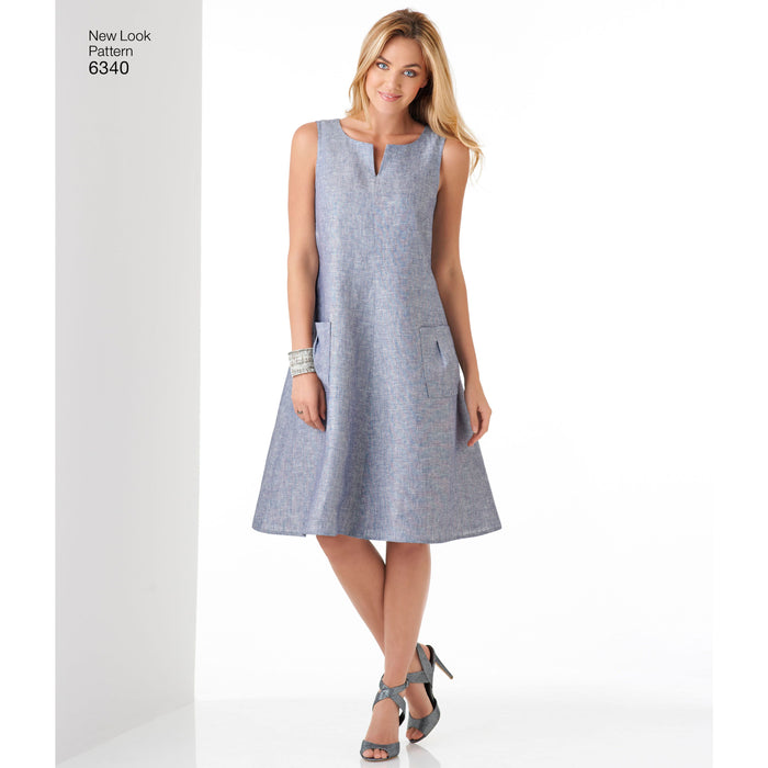 NL6340 Misses' Dress | Easy from Jaycotts Sewing Supplies