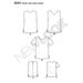 NL6543 Women's Sleeveless Tops | Easy Sew Pattern from Jaycotts Sewing Supplies