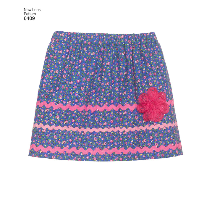 NL6409 Child's Pull-On Skirts from Jaycotts Sewing Supplies