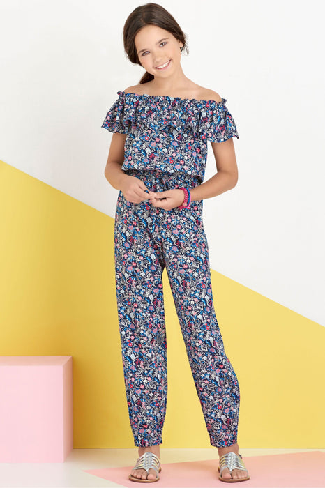 NL6444 Girl's Dress and Jumpsuit in Two Lengths from Jaycotts Sewing Supplies