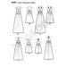 NL6491 Dresses in two Lengths with Bodice Variations from Jaycotts Sewing Supplies