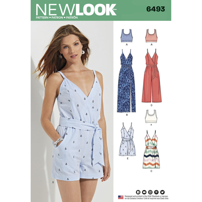 NL6493 Misses' Jumpsuit and Dress from Jaycotts Sewing Supplies
