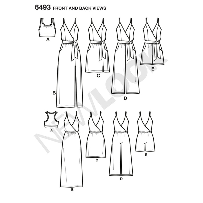 NL6493 Misses' Jumpsuit and Dress from Jaycotts Sewing Supplies