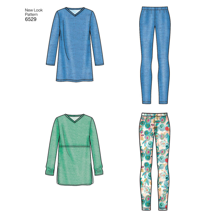 NL6529 Women's Knit Tunics and Leggings from Jaycotts Sewing Supplies