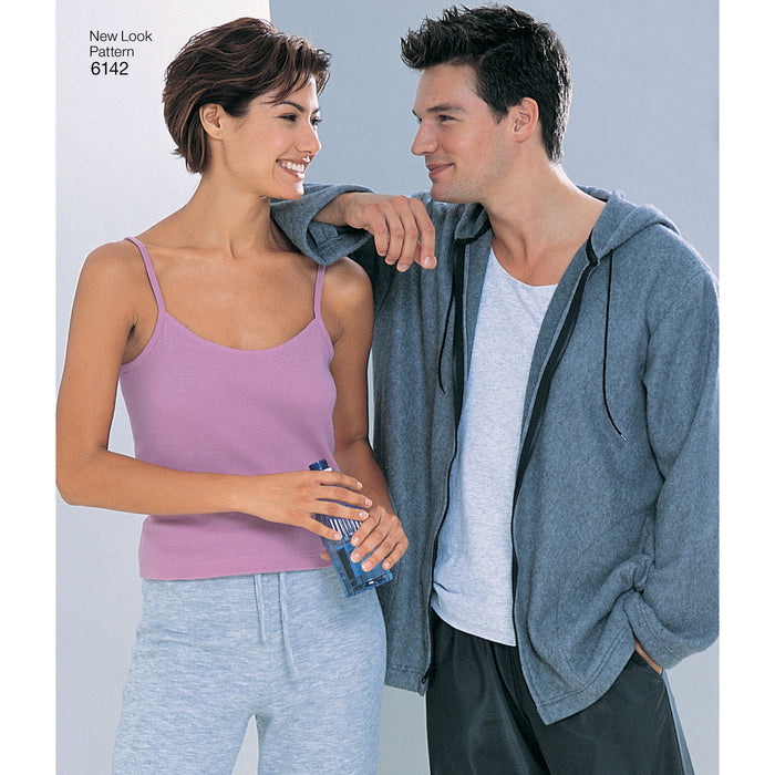 NL6142 Misses' and Men's Separates Pattern from Jaycotts Sewing Supplies