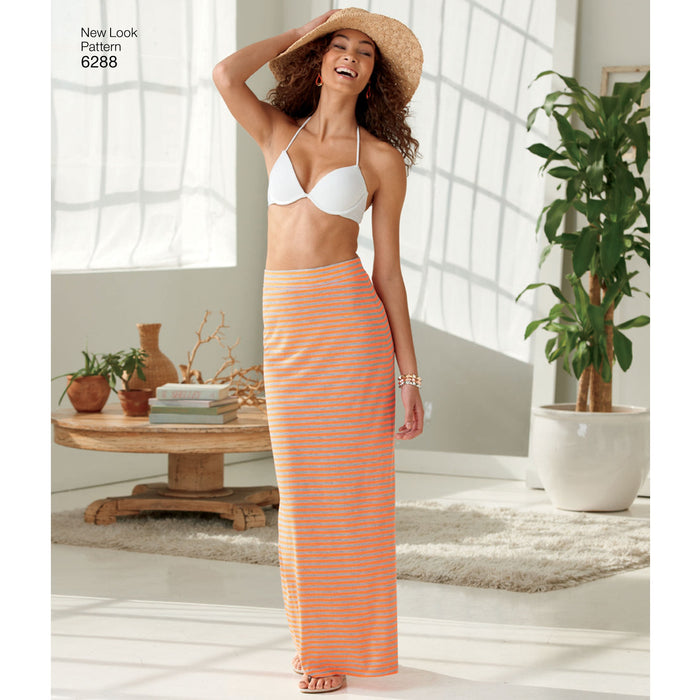 NL6288 Misses' Pull on Knit Skirts from Jaycotts Sewing Supplies