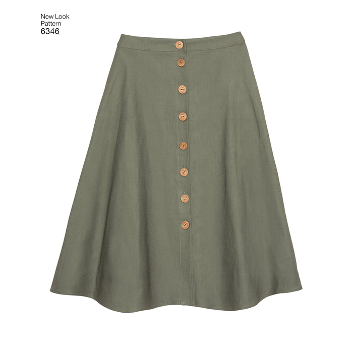 NL6346 Misses' Skirts in Three Lengths | Easy from Jaycotts Sewing Supplies