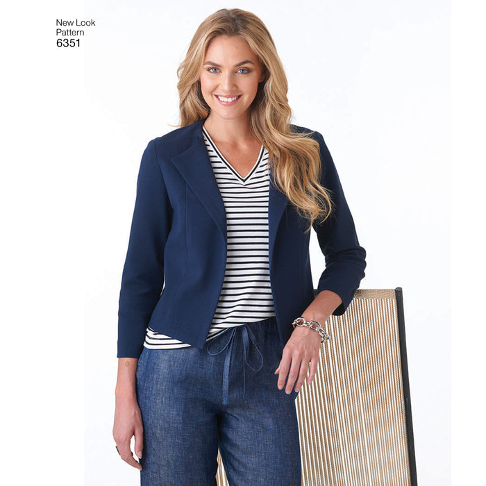 NL6351 Misses' Jacket, Pants, Skirt and Knit Top from Jaycotts Sewing Supplies