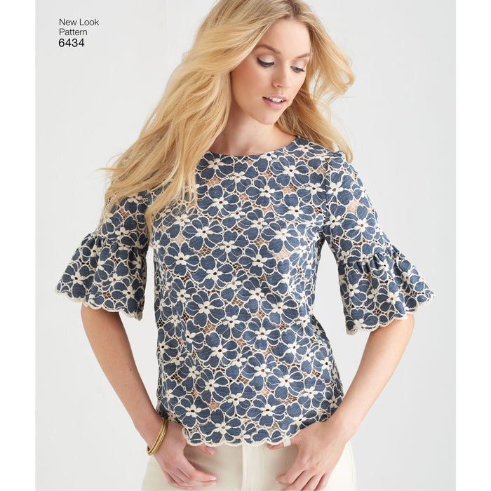 NL6434 Misses' Tops with Fabric Variations from Jaycotts Sewing Supplies