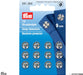 Prym Silver Metal Press Studs, Sew On type from Jaycotts Sewing Supplies