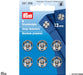 Prym Silver Metal Press Studs, Sew On type from Jaycotts Sewing Supplies