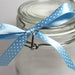Berisfords Micro Dot Ribbon on 20m rolls Cornflower from Jaycotts Sewing Supplies