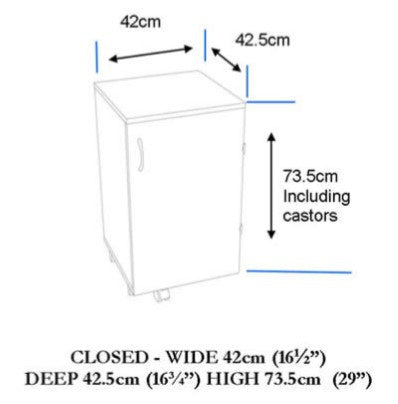 Horn Rolla Storage Cabinet from Jaycotts Sewing Supplies