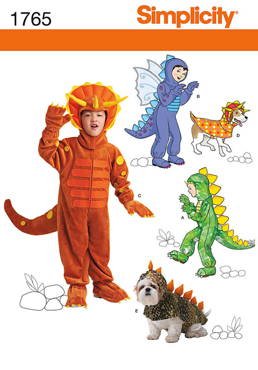 Simplicity Pattern 1765 dinosaur / dragon costume from Jaycotts Sewing Supplies