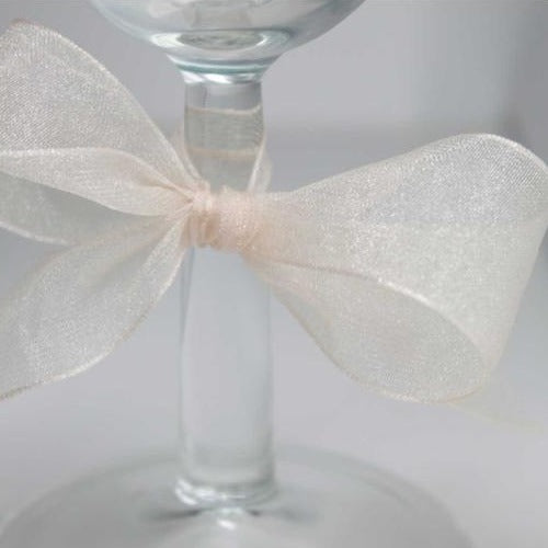 Berisfords Super Sheer Ribbon 25m - CREAM from Jaycotts Sewing Supplies