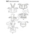 Simplicity Pattern 8827 missesâ€™ aprons from Jaycotts Sewing Supplies
