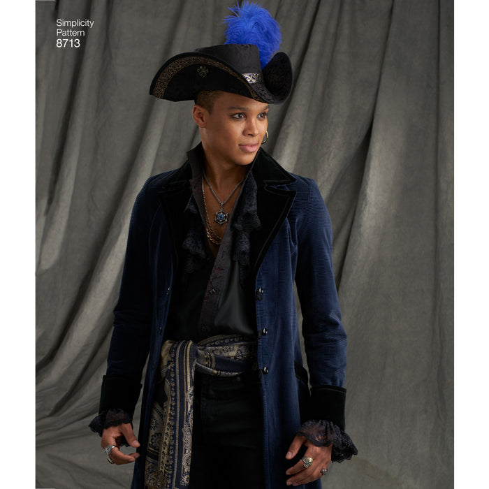 Simplicity Pattern 8713 Men's Artivestry hats from Jaycotts Sewing Supplies