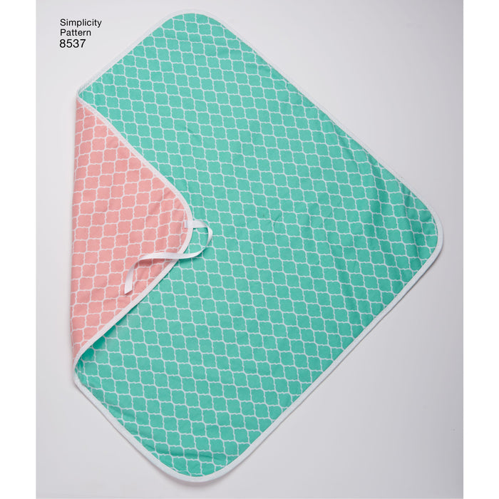 Simplicity Pattern 8537 baby accessories from Jaycotts Sewing Supplies