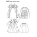 Simplicity Pattern 8578 18th century costume gown from Jaycotts Sewing Supplies