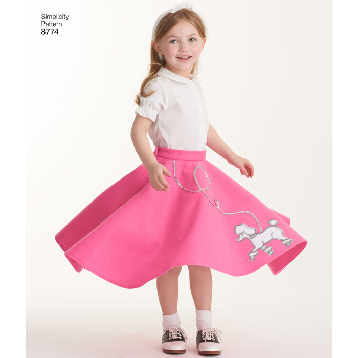 Simplicity Pattern 8774 Girls' Jive Costumes from Jaycotts Sewing Supplies