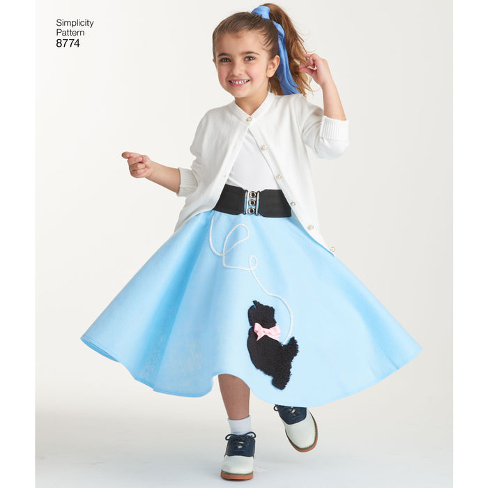 Simplicity Pattern 8774 Girls' Jive Costumes from Jaycotts Sewing Supplies