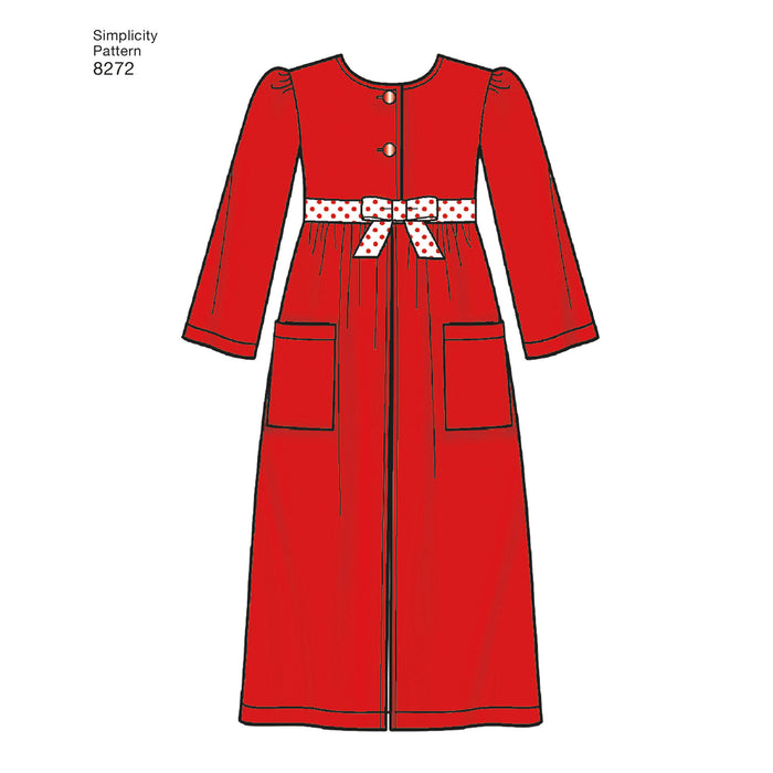 Simplicity Pattern 8272 Child's and girls' sleepwear from Jaycotts Sewing Supplies