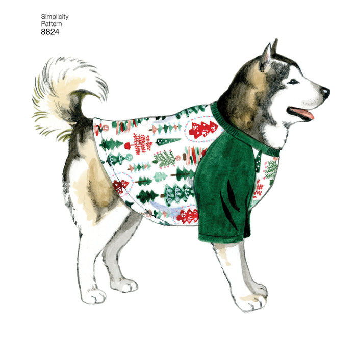 Simplicity Pattern 8824 dog coats from Jaycotts Sewing Supplies