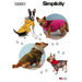 Simplicity Pattern 8861 dog coats sewing pattern from Jaycotts Sewing Supplies