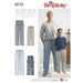 Simplicity Pattern 8519 boys and mens slim fit lounge trousers from Jaycotts Sewing Supplies