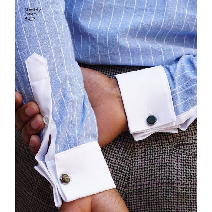 Simplicity Pattern 8427 Men's shirt pattern from Jaycotts Sewing Supplies
