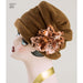 Simplicity Pattern 8573 womens flapper hats in three-sizes from Jaycotts Sewing Supplies