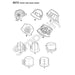 Simplicity Pattern 8573 womens flapper hats in three-sizes from Jaycotts Sewing Supplies