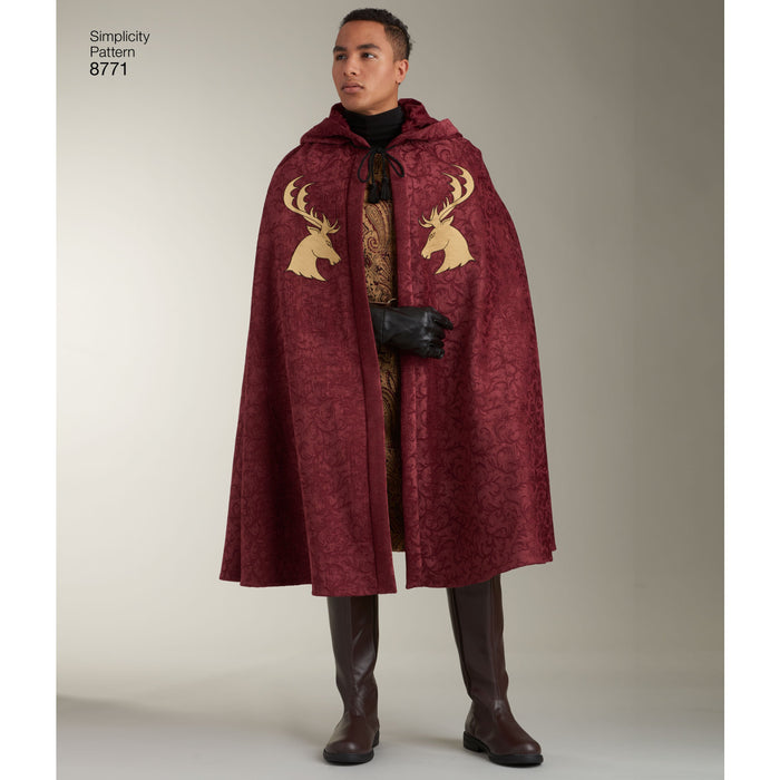 Simplicity Pattern 8771 Unisex Capes from Jaycotts Sewing Supplies
