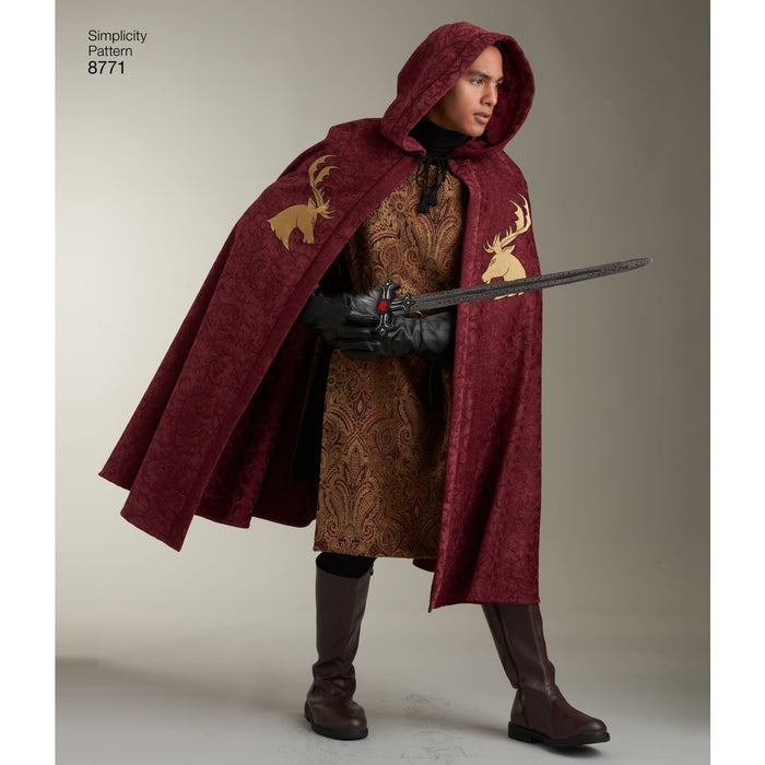 Simplicity Pattern 8771 Unisex Capes from Jaycotts Sewing Supplies