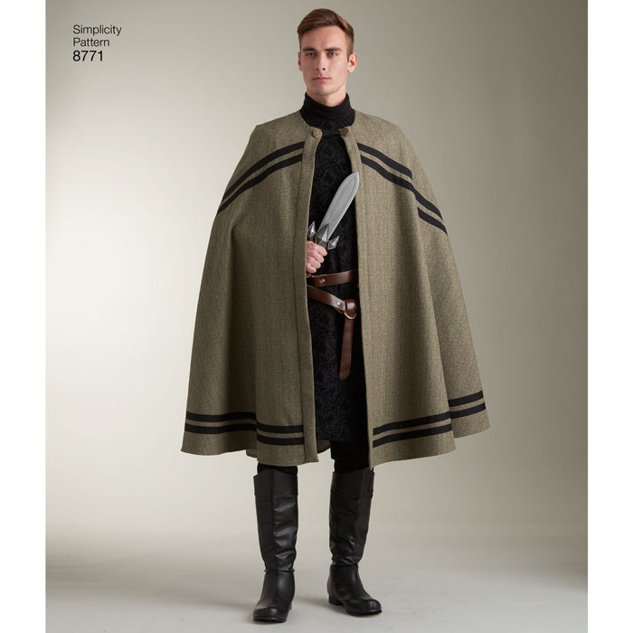 Simplicity Pattern 8771 Unisex Capes from Jaycotts Sewing Supplies