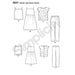 Simplicity Pattern 8621 girls dress top pants and camisole from Jaycotts Sewing Supplies