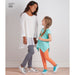 Simplicity Pattern 8566 childs girls tunics leggings from Jaycotts Sewing Supplies