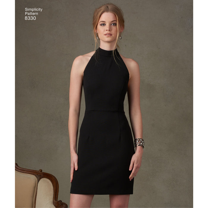 Simplicity Pattern 8330 misses dress with skirt and back variations from Jaycotts Sewing Supplies