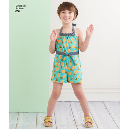 Simplicity Pattern 8395 dress and rompers from Jaycotts Sewing Supplies