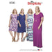 Simplicity Pattern 8590 knit dresses from Jaycotts Sewing Supplies