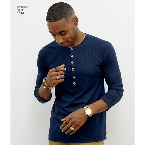 Simplicity Pattern 8613 Mens Top from Jaycotts Sewing Supplies