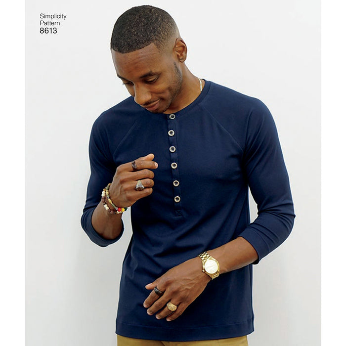 Simplicity Pattern 8613 Mens Top from Jaycotts Sewing Supplies