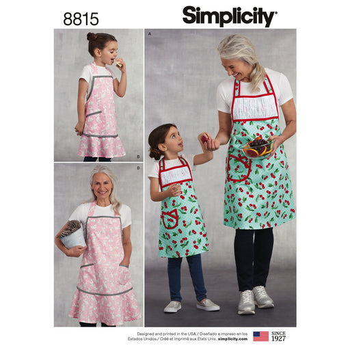 Simplicity Pattern 8815 Childâ€™s and Missesâ€™ Apron from Jaycotts Sewing Supplies