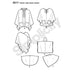 Simplicity Pattern 8517 misses set of ponchos from Jaycotts Sewing Supplies