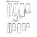 Simplicity Pattern 8299 misses skirts or trousers from Jaycotts Sewing Supplies