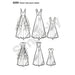 Simplicity Pattern 8289 misses special occasion dresses from Jaycotts Sewing Supplies